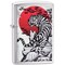 Zippo 2024 Zippo Black And White Tiger Brushed Chrome Color Image ZIP-29889 - alternate 1